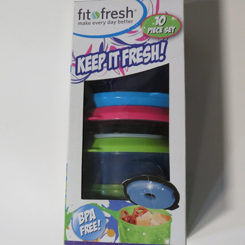 Multicolor Food Storage Container Set